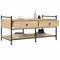 vidaXL Coffee Table Sonoma Oak 99x50x50 cm Engineered Wood