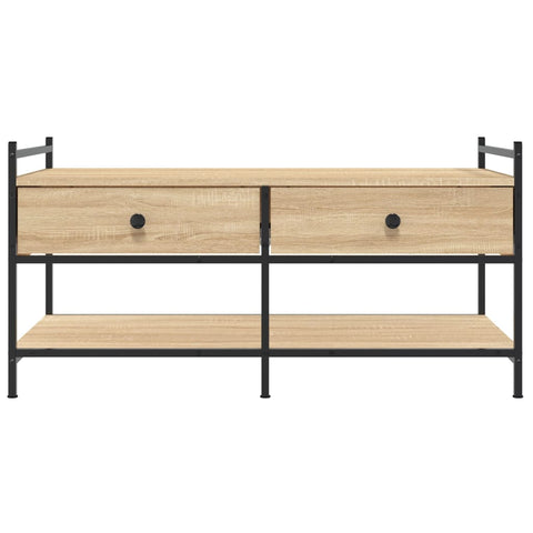 vidaXL Coffee Table Sonoma Oak 99x50x50 cm Engineered Wood