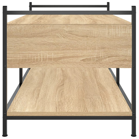vidaXL Coffee Table Sonoma Oak 99x50x50 cm Engineered Wood
