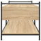 vidaXL Coffee Table Sonoma Oak 99x50x50 cm Engineered Wood