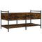 vidaXL Coffee Table Smoked Oak 99x50x50 cm Engineered Wood