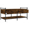 vidaXL Coffee Table Smoked Oak 99x50x50 cm Engineered Wood