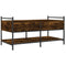 vidaXL Coffee Table Smoked Oak 99x50x50 cm Engineered Wood