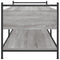 vidaXL Coffee Table Grey Sonoma 99x50x50 cm Engineered Wood