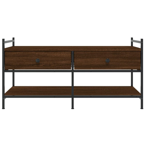 vidaXL Coffee Table Brown Oak 99x50x50 cm Engineered Wood