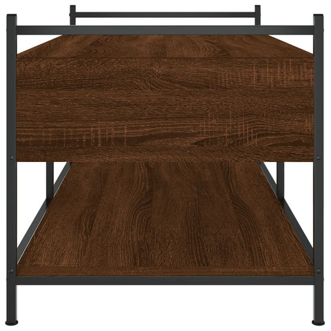 vidaXL Coffee Table Brown Oak 99x50x50 cm Engineered Wood