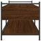 vidaXL Coffee Table Brown Oak 99x50x50 cm Engineered Wood