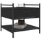 vidaXL Coffee Table Black 50x50x50 cm Engineered Wood