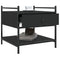vidaXL Coffee Table Black 50x50x50 cm Engineered Wood