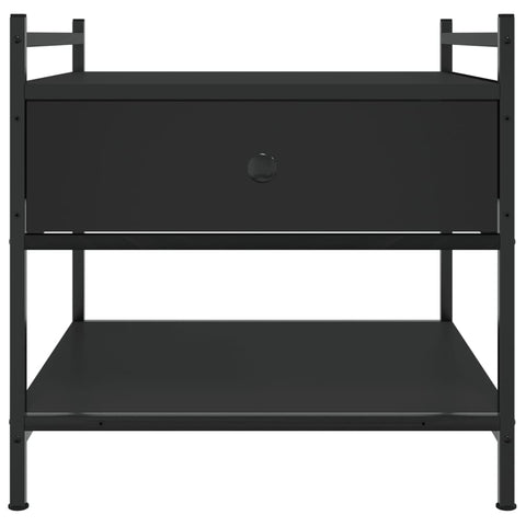 vidaXL Coffee Table Black 50x50x50 cm Engineered Wood
