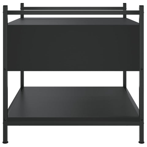 vidaXL Coffee Table Black 50x50x50 cm Engineered Wood