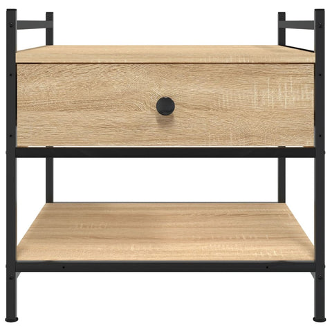 vidaXL Coffee Table Sonoma Oak 50x50x50 cm Engineered Wood