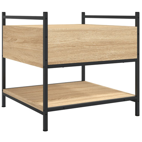 vidaXL Coffee Table Sonoma Oak 50x50x50 cm Engineered Wood