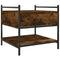 vidaXL Coffee Table Smoked Oak 50x50x50 cm Engineered Wood