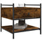 vidaXL Coffee Table Smoked Oak 50x50x50 cm Engineered Wood