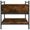 vidaXL Coffee Table Smoked Oak 50x50x50 cm Engineered Wood