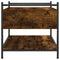 vidaXL Coffee Table Smoked Oak 50x50x50 cm Engineered Wood
