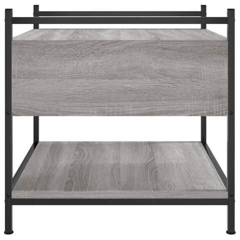 vidaXL Coffee Table Grey Sonoma 50x50x50 cm Engineered Wood