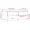 vidaXL Coffee Table Smoked Oak 100x51x40 cm Engineered Wood