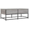 vidaXL Coffee Table Grey Sonoma 100x51x40 cm Engineered Wood