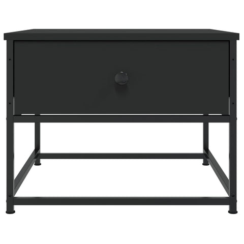 vidaXL Coffee Table Black 51x51x40 cm Engineered Wood
