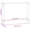 vidaXL Console Table Sonoma Oak 100x22.5x75 cm Engineered Wood