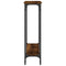 vidaXL Console Table Smoked Oak 100x22.5x75 cm Engineered Wood