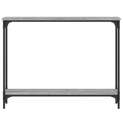 vidaXL Console Table Grey Sonoma 100x22.5x75 cm Engineered Wood