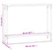 vidaXL Console Table Grey Sonoma 100x22.5x75 cm Engineered Wood