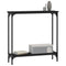 vidaXL Console Table Black 75x22.5x75 cm Engineered Wood