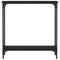 vidaXL Console Table Black 75x22.5x75 cm Engineered Wood
