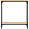 vidaXL Console Table Sonoma Oak 75x22.5x75 cm Engineered Wood