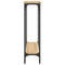 vidaXL Console Table Sonoma Oak 75x22.5x75 cm Engineered Wood