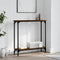 vidaXL Console Table Brown Oak 75x22.5x75 cm Engineered Wood