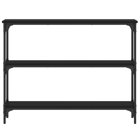 vidaXL Console Table Black 100x22.5x75 cm Engineered Wood