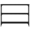 vidaXL Console Table Black 100x22.5x75 cm Engineered Wood