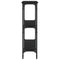 vidaXL Console Table Black 100x22.5x75 cm Engineered Wood