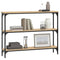 vidaXL Console Table Sonoma Oak 100x22.5x75 cm Engineered Wood