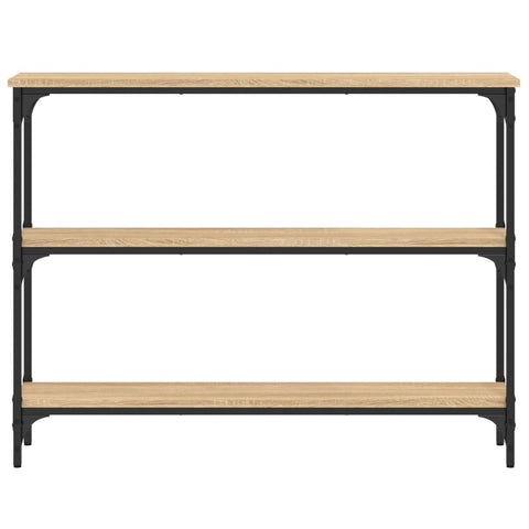 vidaXL Console Table Sonoma Oak 100x22.5x75 cm Engineered Wood