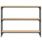 vidaXL Console Table Sonoma Oak 100x22.5x75 cm Engineered Wood