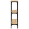 vidaXL Console Table Sonoma Oak 100x22.5x75 cm Engineered Wood