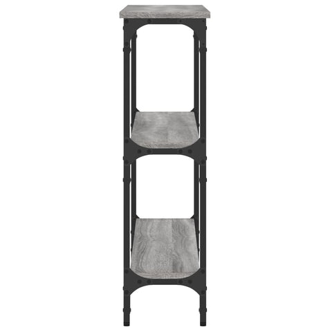 vidaXL Console Table Grey Sonoma 100x22.5x75 cm Engineered Wood