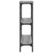 vidaXL Console Table Grey Sonoma 100x22.5x75 cm Engineered Wood