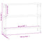 vidaXL Console Table Grey Sonoma 100x22.5x75 cm Engineered Wood