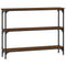 vidaXL Console Table Brown Oak 100x22.5x75 cm Engineered Wood