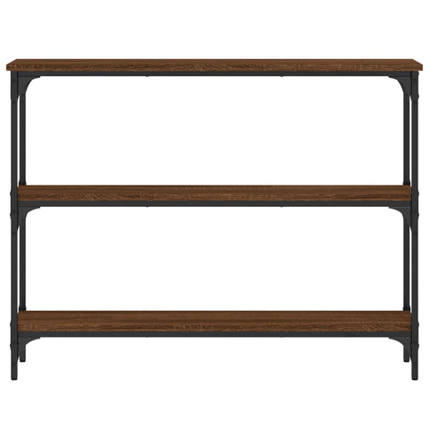 vidaXL Console Table Brown Oak 100x22.5x75 cm Engineered Wood