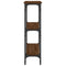 vidaXL Console Table Brown Oak 100x22.5x75 cm Engineered Wood