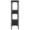 vidaXL Console Table Black 75x22.5x75 cm Engineered Wood