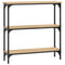 vidaXL Console Table Sonoma Oak 75x22.5x75 cm Engineered Wood