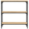 vidaXL Console Table Sonoma Oak 75x22.5x75 cm Engineered Wood